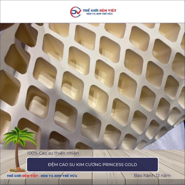 Đệm cao su Kim Cương Princess Gold 4